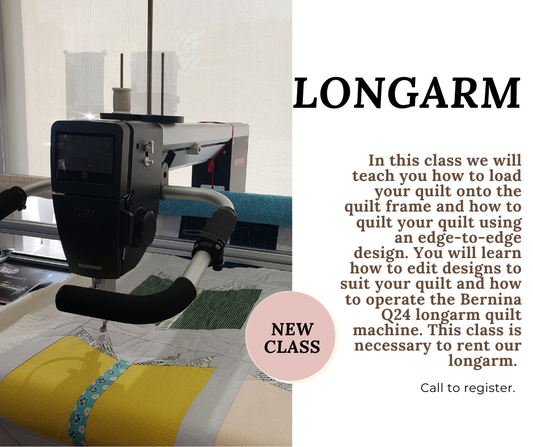 Longarm Class and Rentals