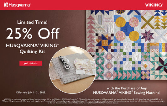 25% Off | Husqvarna VIKING Quilting Kit