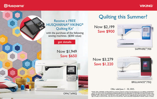 Husqvarna - Quilting This Summer? June 2025