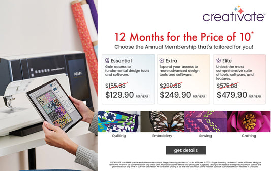 Creativate | 12 Months for the Price of 10