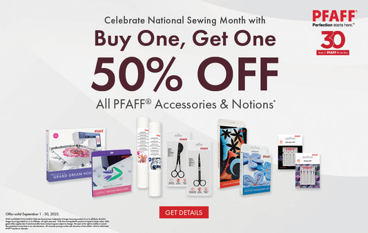 PFAFF National Sewing Month