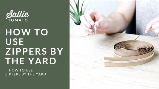 Project | How To Use Zippers By The Yard