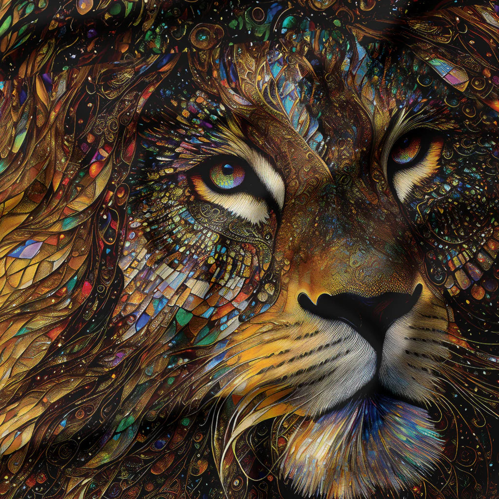 Gilded - Majestic Lion Panel