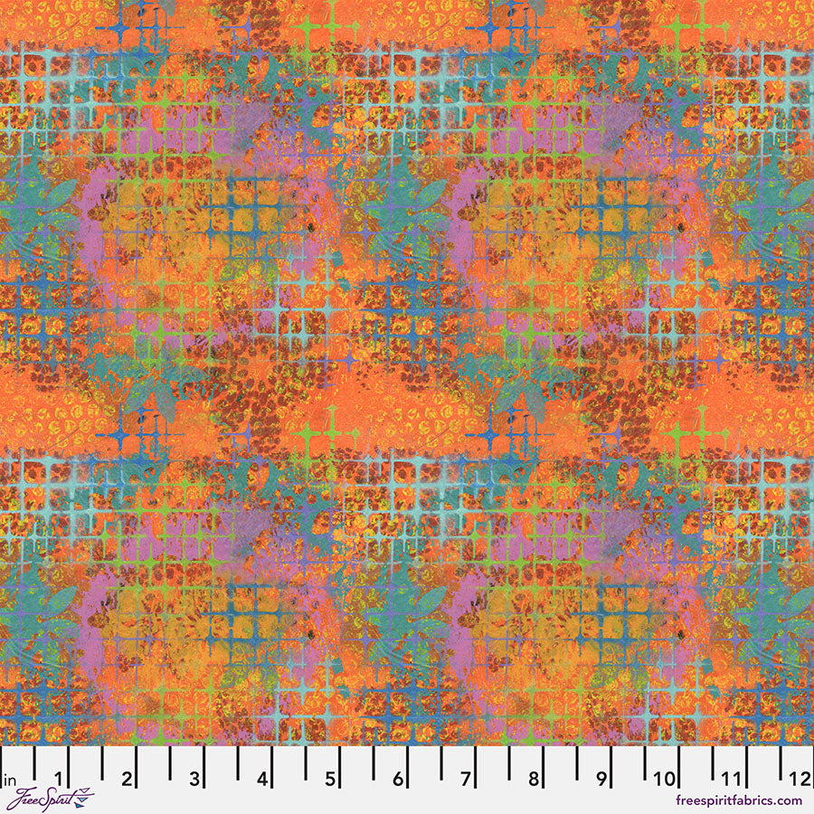 Butterfly Fields - Crosshatch Orange