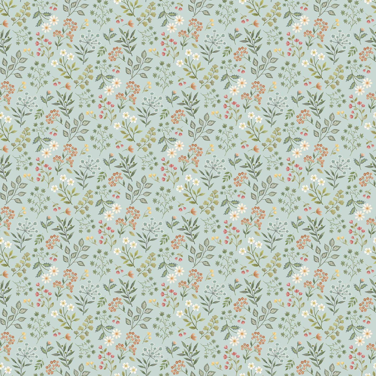 Woodland Heart - Blue Multi