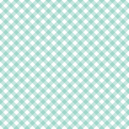 Enjoy The Ride - Gingham Aqua