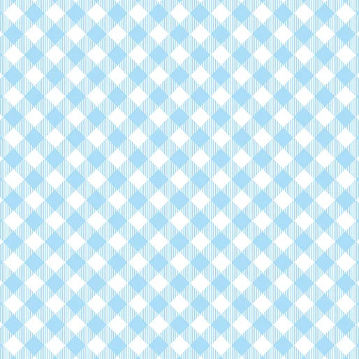 Enjoy The Ride - Gingham Blue