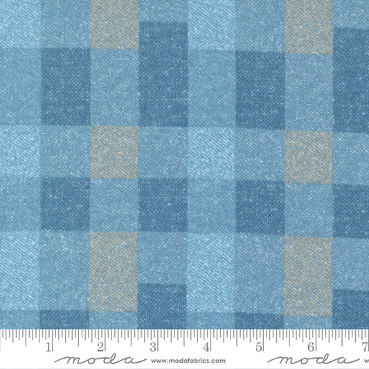 Lakeside Gatherings Flannel - Large Plaid/Check Sky Blue