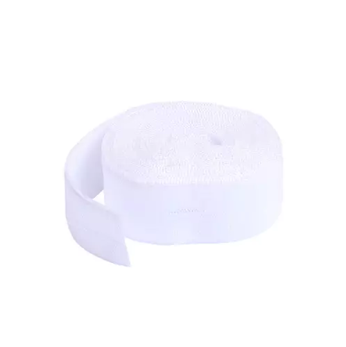Fold-over Elastic - WHITE - 20MM x 2 YDS