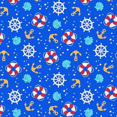 Woof Woof Pirate - Sea Gear Blue