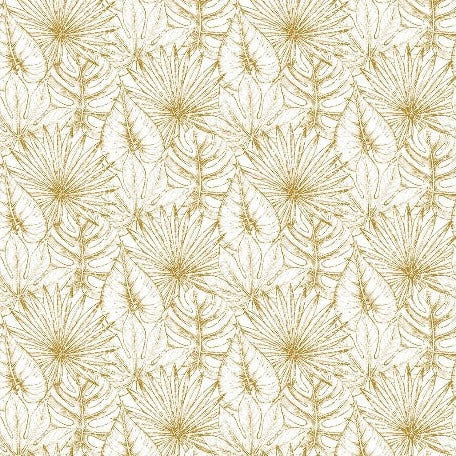 Shimmer Paradise - Metallic White Fern