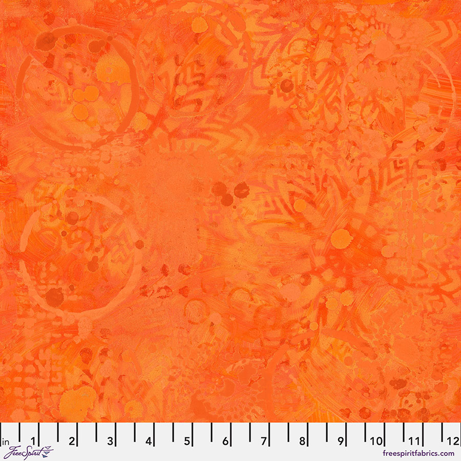Textures - Tonal Graffiti Orange