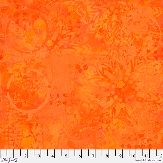 Textures - Tonal Graffiti Orange