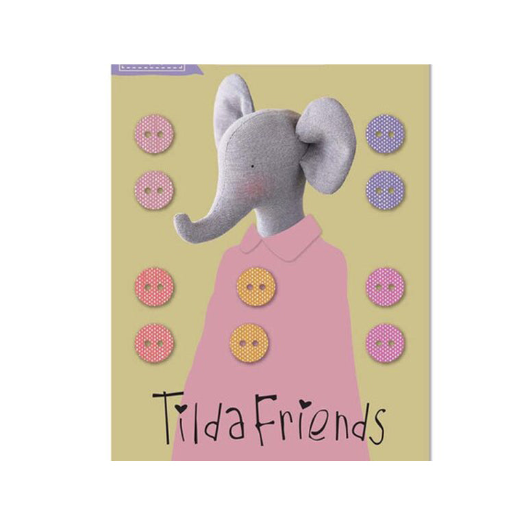 Tilda Friends – Buttons – 400050 – Warm Colors – Tilda