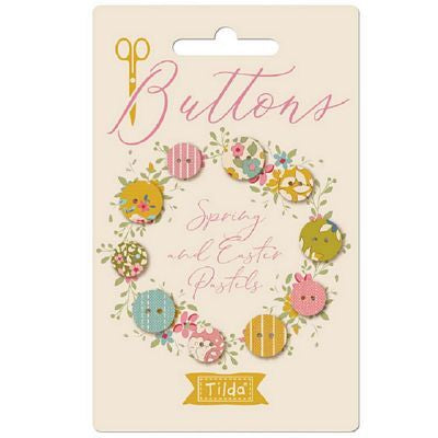 Tilda Creating Memories Autumn Button 5pc 10mm and 12mm
