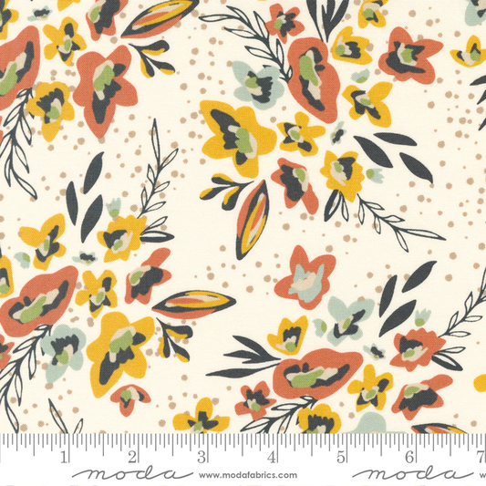 Dawn on the Prairie - Florals Unbleached