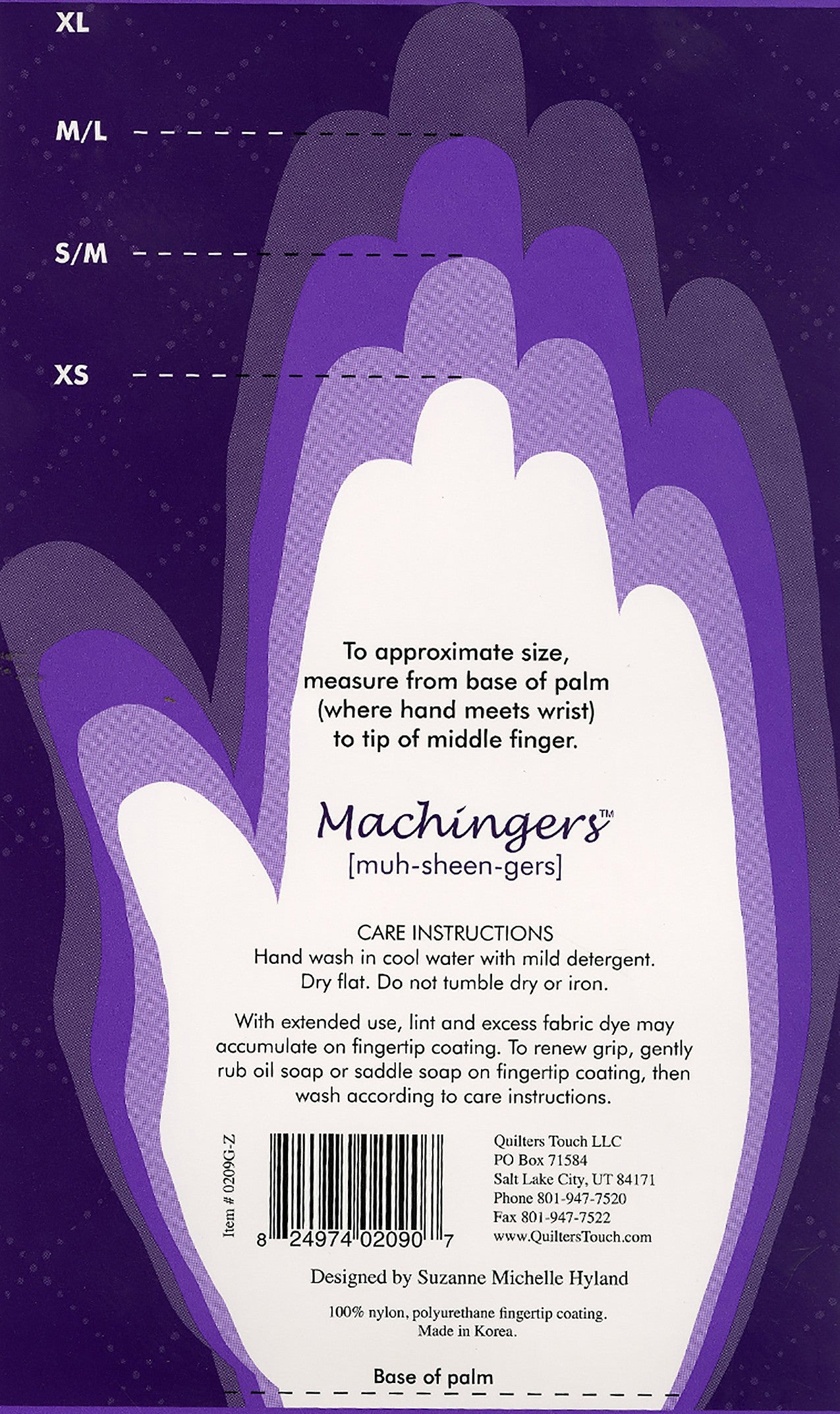 Machingers Quilting Glove - Extra Small