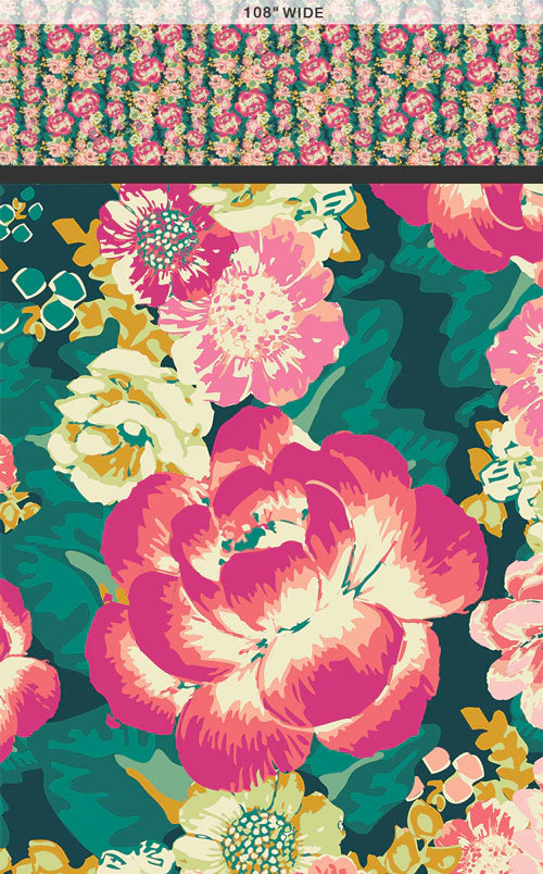 108" Wideback - Acqua Di Rose