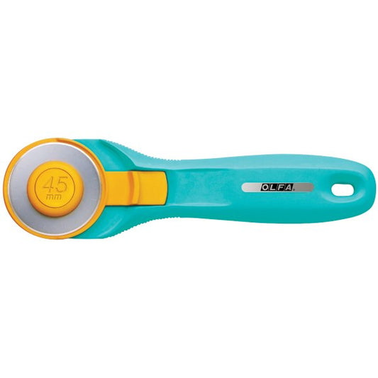 Olfa Quick-Change Rotary Cutter - 45mm Aqua