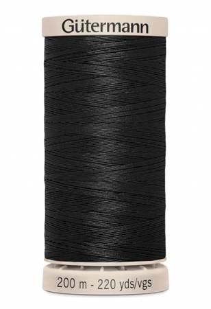 Gutermann Cotton Hand Quilting Thread - Black