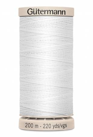 Gutermann Cotton Hand Quilting Thread - White
