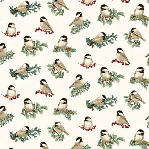 A Festive Medley - Charming Chickadees Cream