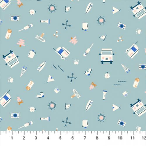 Around the Campfire - Blue Multi