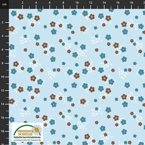 Avalana Jersey - Blue Floral