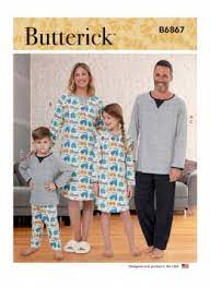 B6867 - Misses', Men's, Children's, Boys', Girls' Top, Tunic and Pants