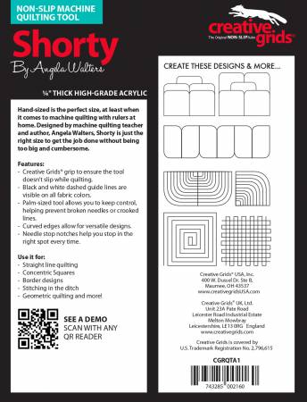Creative Grids Machine Quilting Tool - Shorty