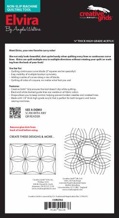 Creative Grids Machine Quilting Tool - Elvira