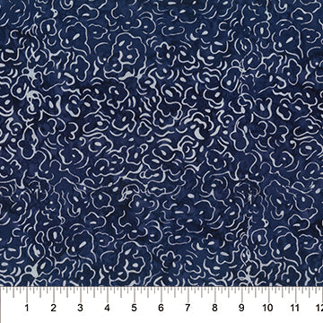 Community Garden Batiks - Royal Blue