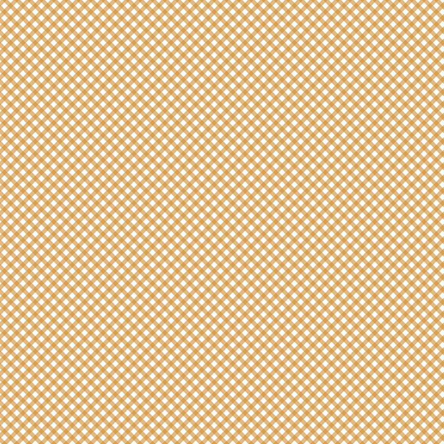 Daisy Fields - Gingham Butterscotch