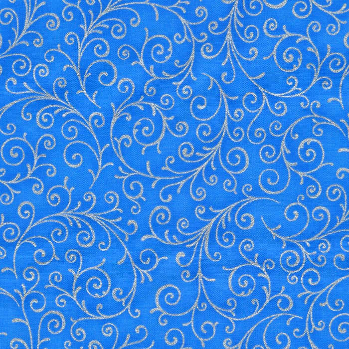 Holiday Flourish - Scrolls Sky