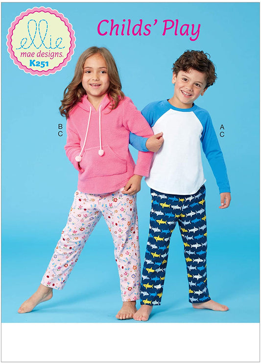 K0251 - Boy's and Girl's Hoodie, Shirt, and Pants
