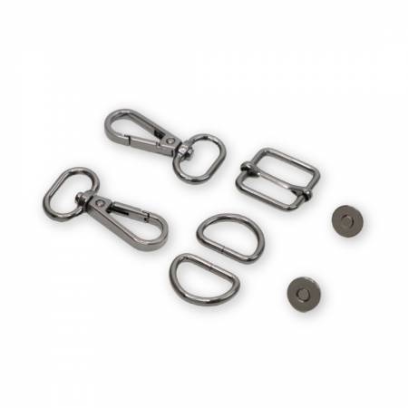 Level 4 Basic Hardware Kit - 3/4in Gunmetal