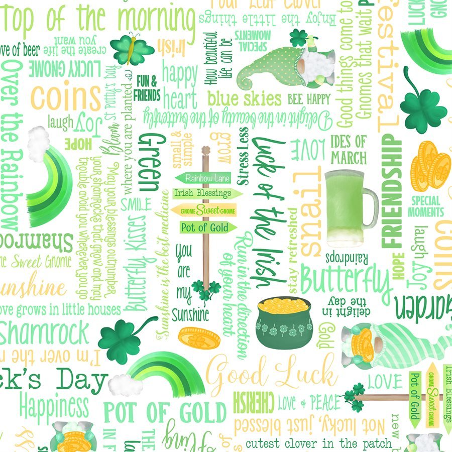 Luck of the Gnomes - Lucky Gnomes White