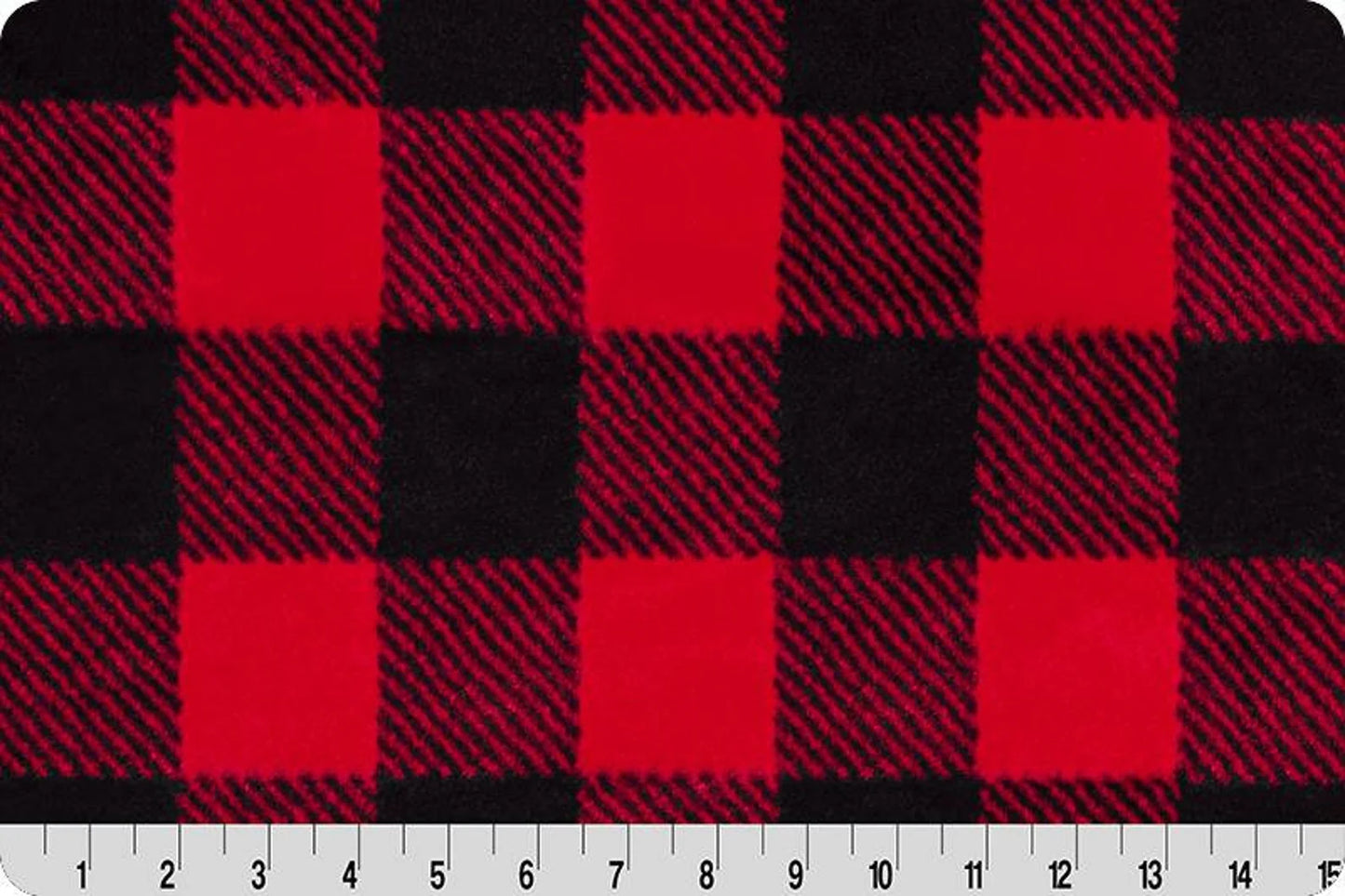 Luxe Cuddle - Buffalo Check Scarlet/Black