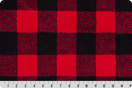 Luxe Cuddle - Buffalo Check Scarlet/Black