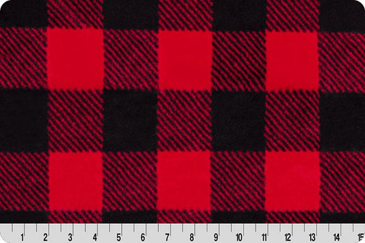 Luxe Cuddle - Buffalo Check Scarlet/Black