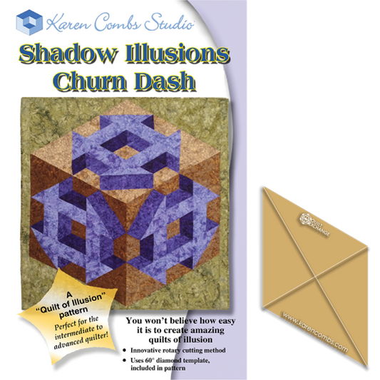 Shadow Illusions Chrun Dash Pattern with Template