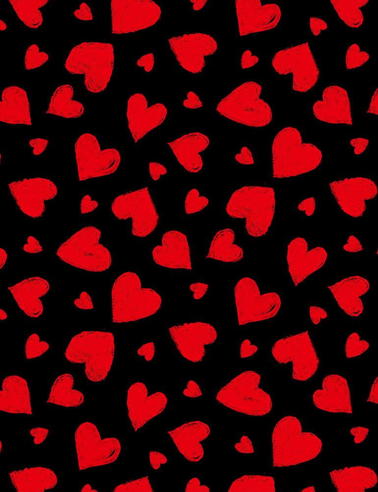 Red Chalk Hearts