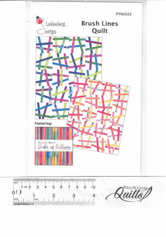 Brush Lines Quilt Pattern