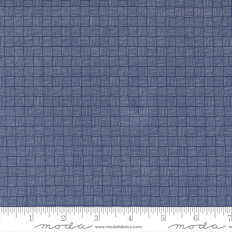 Simply Delightful - Nautical Blue Waffle Basket Weave