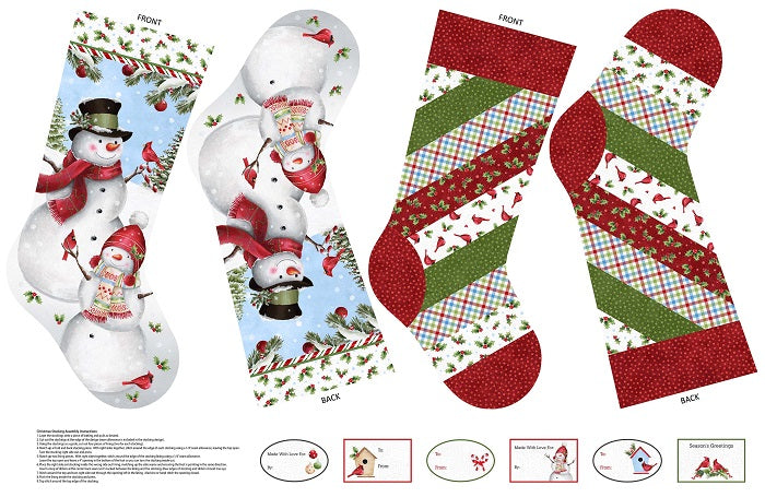 Winter Welcome - Stocking Panel