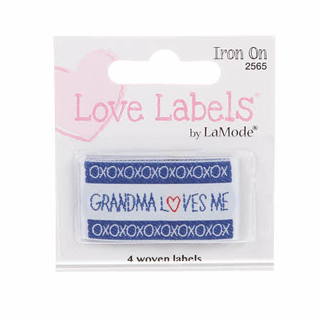 Grandma Loves Me - Lovelabels Iron-on