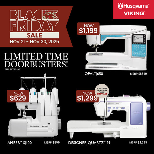 Husqvarna Viking | Black Friday Sale