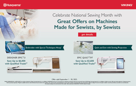 Husqvarna VIKING National Sewing Month