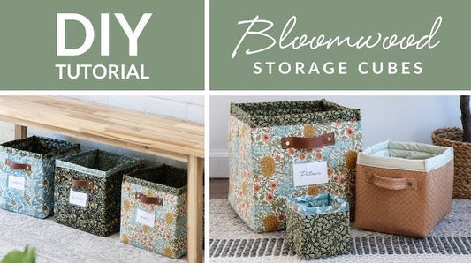 Project | Bloomwood Storage Cubes Tutorial and FREE pattern!