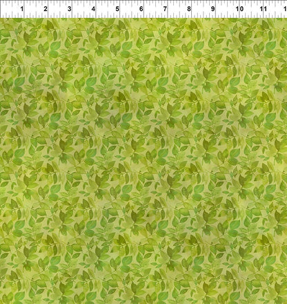 Blooming Day & Night - Green Leaves